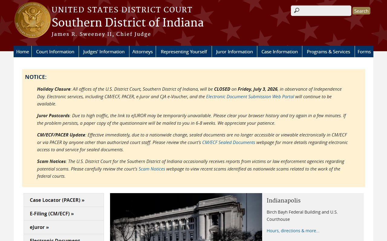 Fayette County Clerk records federal court distinction