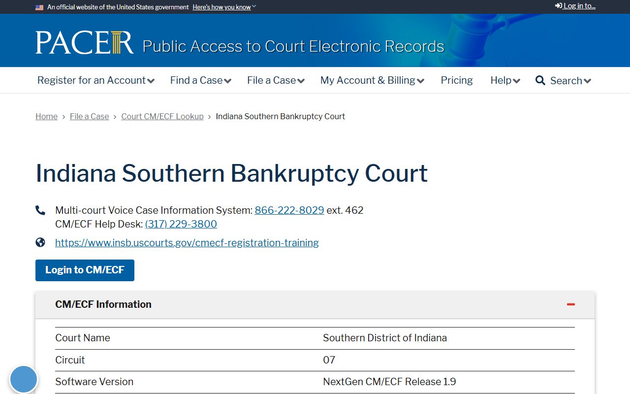 Fayette County inmate search PACER federal court lookup boundary